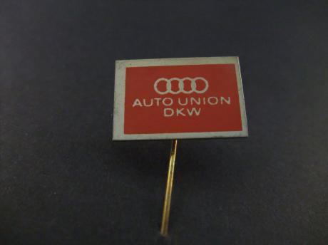 Auto-Union Duitse autofabriek (na fusie met Audi, DKW Dampf-Kraft-Wagen), Horch en Wanderer in de jaren 30 ) logo rood